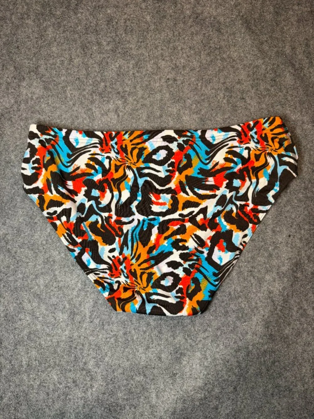 Sporti Men’s Swim Brief Size 38 Multicolor Abstract Print